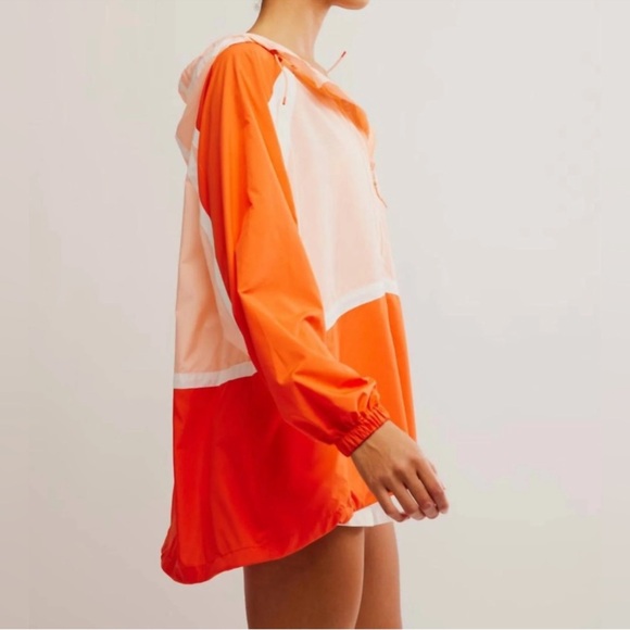 *NWOT* Care FP Like The Wind Logo Jacket - Peach Combo - Picture 4 of 8